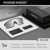 KINGSEVEN Brand Cycling Sunglasses Men Women Bicycle Glasses Climbing Anti-UV Bike Sports Large Frame