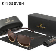 KINGSEVEN Gradation Design Sunglasses For Men Women HD Polarized UV400 Glasses Driving High Quality Anti-slip Sports Eyewear