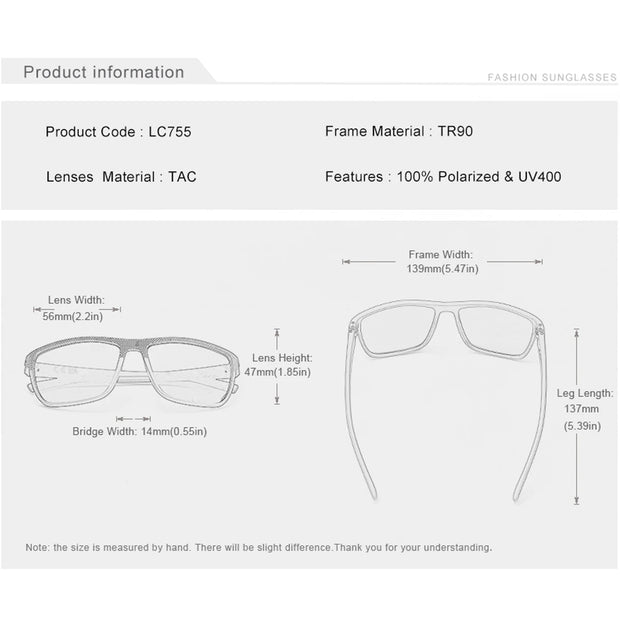 Kingseven Mirror Lens Sunglasses For Men And Woman HD Polarization UV400 Eye Protection Glasses Graininess Scrub Design Eyewear
