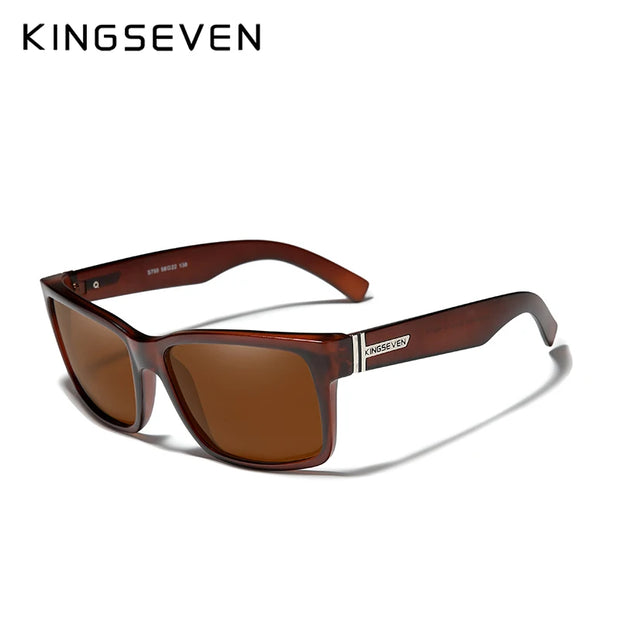 KINGSEVEN Polarized Men's Sunglasses Sports Goggle Mirror UV400 Lens Male Sun Glasses Women Eyewear Protection TR90 Full Farme
