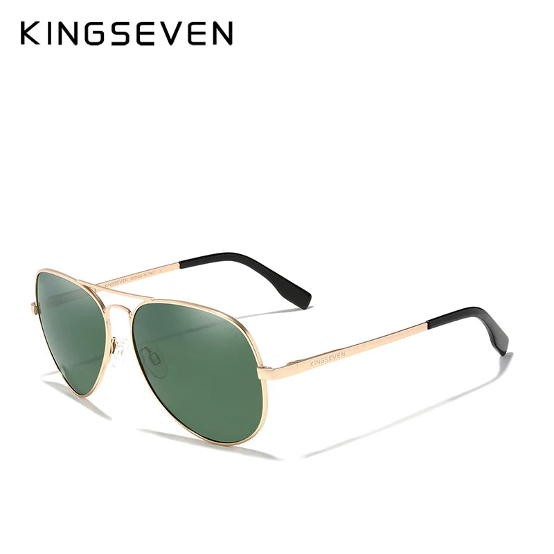 KINGSEVEN New Brand Men Aluminum Sunglasses Polarized UV400 Male Glasses Women Pilot Fashion Luxury Driving Summer Eyewear