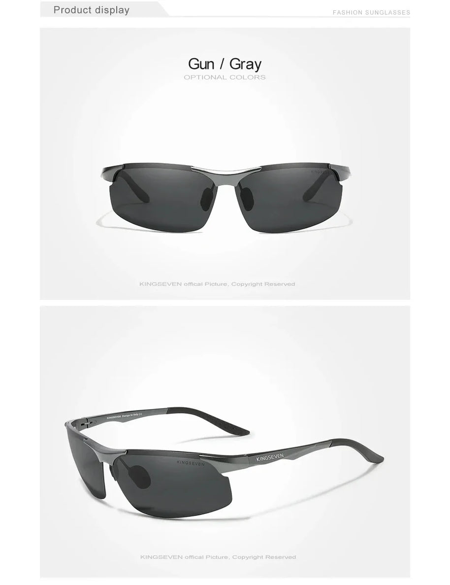 KINGSEVEN Sports Cycling Sunglasses Men Polarized UV400 Driving Glasses Photochromic Anti-Glare Outdoor Riding Vacation Eyewear
