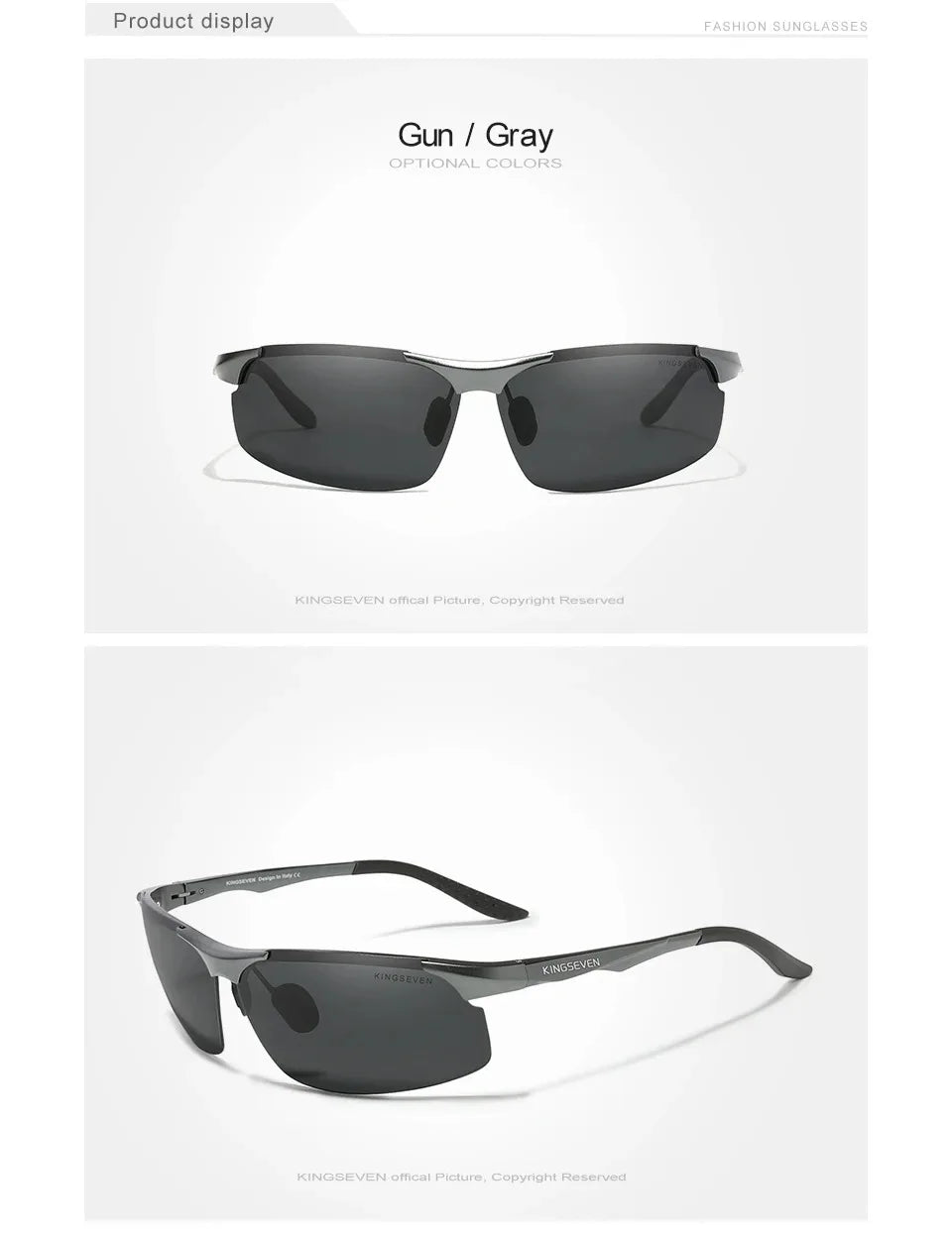 KINGSEVEN Sports Cycling Sunglasses Men Polarized UV400 Driving Glasses Photochromic Anti-Glare Outdoor Riding Vacation Eyewear