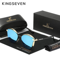 KINGSEVEN Fashion Cat Eye Polarized Sunglasses Women Luxury Ladies Driving Butterfly Glasses Men UV400 Large Frame Eyewear
