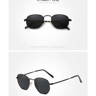 KINGSEVEN New Fashion Polygon Sunglasses Men Women‘s Polarized UV400 Eye Protect Lens Glasses Round Frame Outdoor Causal Eyewear