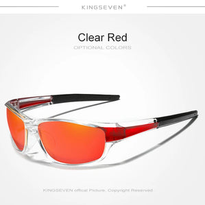 Genuine KINGSEVEN New 2024 Design Men's Sports Polarized Sunglasses Women UV Lens Fashion Eyewear Oculos de sol