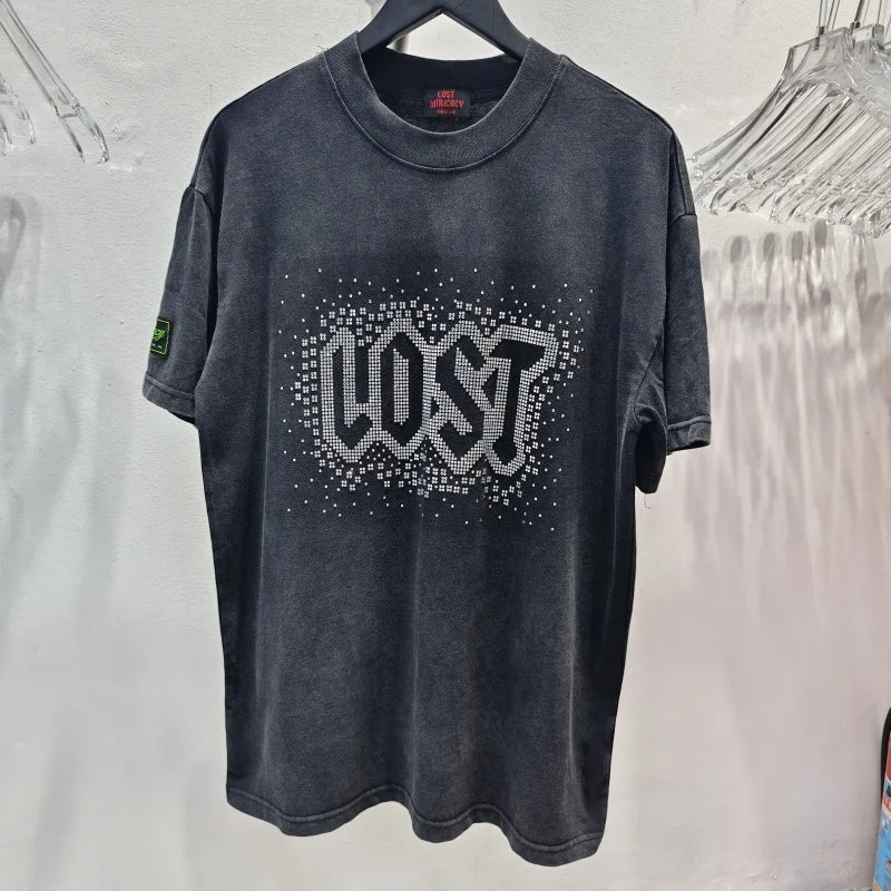 Lost Intricacy Oversized Streetwear T-Shirt Unique Print Lightweight Fashion Top