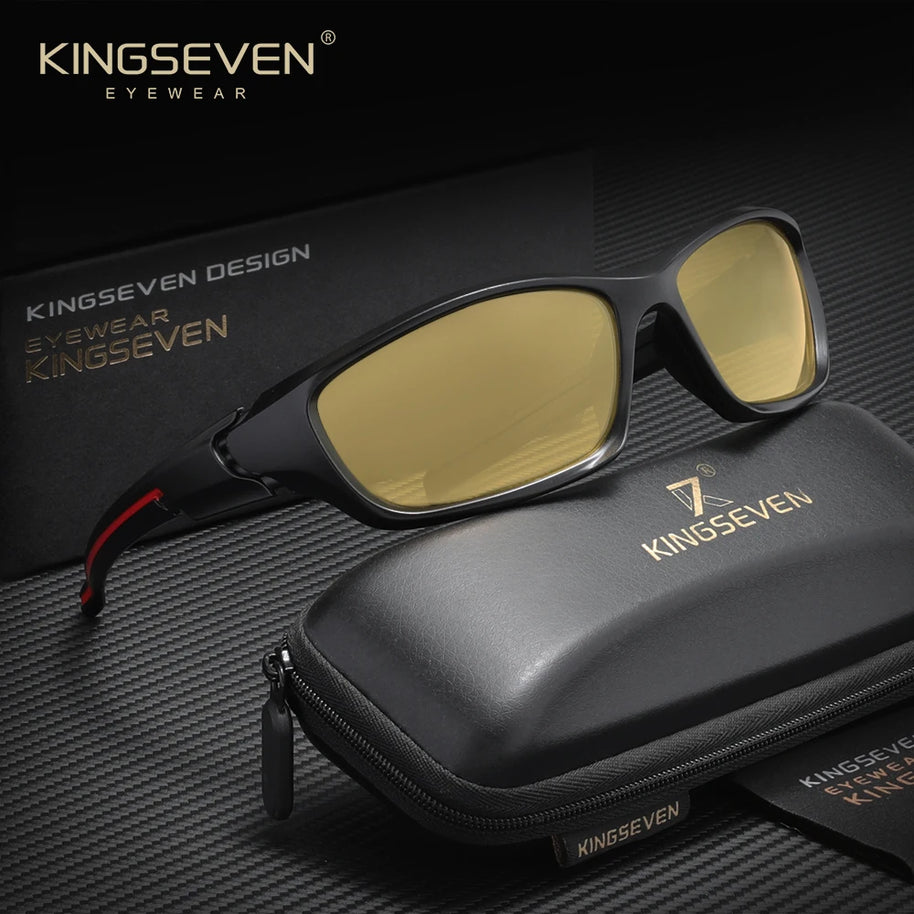 KINGSEVEN Outdoor Sports Riding Sunglasses Men Polarized UV400 Lens Glasses TR90 Women Road Cycling Causal Fishing Male Eyewear