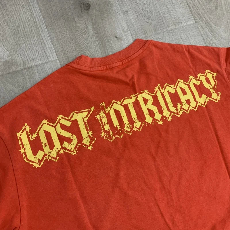 Lost Intricacy Oversized Streetwear T-Shirt Unique Print Lightweight Fashion Top