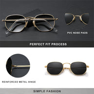 KINGSEVEN New Fashion Polygon Sunglasses Men Women‘s Polarized UV400 Eye Protect Lens Glasses Round Frame Outdoor Causal Eyewear