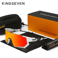 KINGSEVEN Cycling Sunglasses Men Women Mtb Bicycle Glasses Anti-UV Bike Goggles Outdoor Sport bike Large Frame