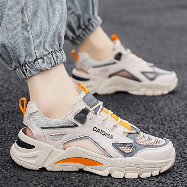 Mens Summer Sandals Breathable Sports Beach Shoes Outdoor Casual Slides for Teenagers TrendyLightweight Footwear New Design