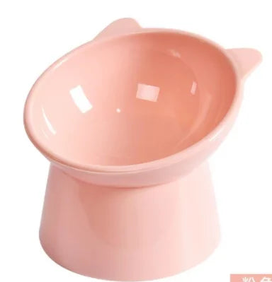 Pet feeding bowl Diagonal neck guard bowl Large caliber dog bowl Pet supplies diagonal to prevent upset