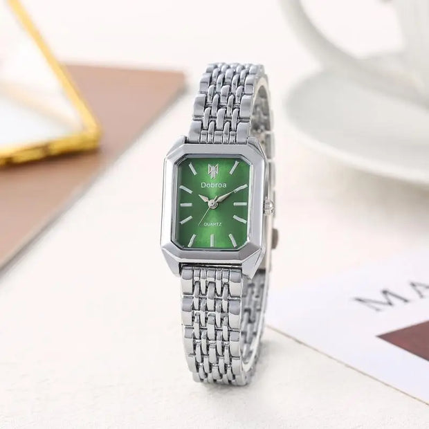 Fashion Classic Five Bead Bracelet Watch Square Women's Fashion Watch Goddess Essential