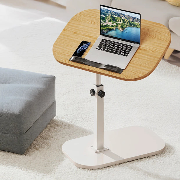 【Lifeideas】Height Adjustable C-Shape Overbed Table Home side table bedside rack liftable coffee table sofa side table small ta