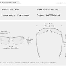 KINGSEVEN Aluminum Sunglasses For Men Driving Mirror Lens UV400 Polarized Glasses Cycling Sports Use High Quality Eyewear