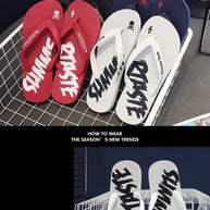 Flip-flops Men's Summer New Soft Sole Non-slip Flip-flops Youth Leisure Beach Sandals Sandalias De Fiesta Elegantes