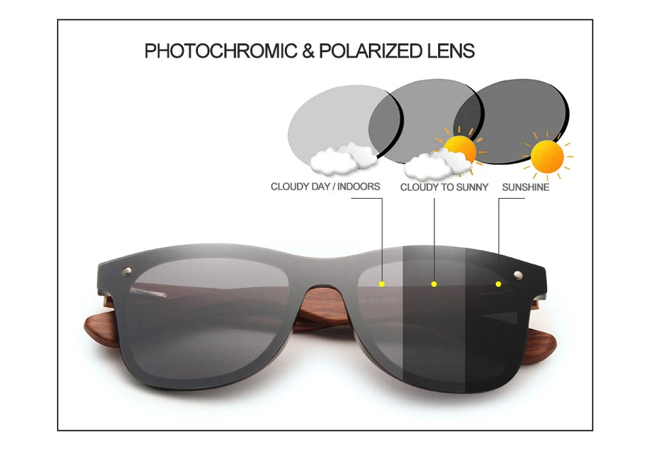 KINGSEVEN Brand Classic Wooden Sunglasses Men/Women Polarized UV400 Mirror Lens Glasses Luxury Wood Frame Retro Eyewear
