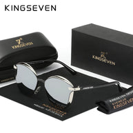 KINGSEVEN Fashion Cat Eye Polarized Sunglasses Women Luxury Ladies Driving Butterfly Glasses Men UV400 Large Frame Eyewear