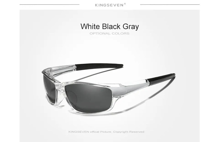 Genuine KINGSEVEN New 2024 Design Men's Sports Polarized Sunglasses Women UV Lens Fashion Eyewear Oculos de sol