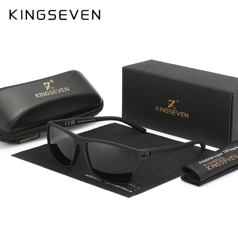KINGSEVEN Polarized Sunglasses Women Driving Square Frame Sun Glasses sunglasses for Men NEW LC755 Outdoor Travel