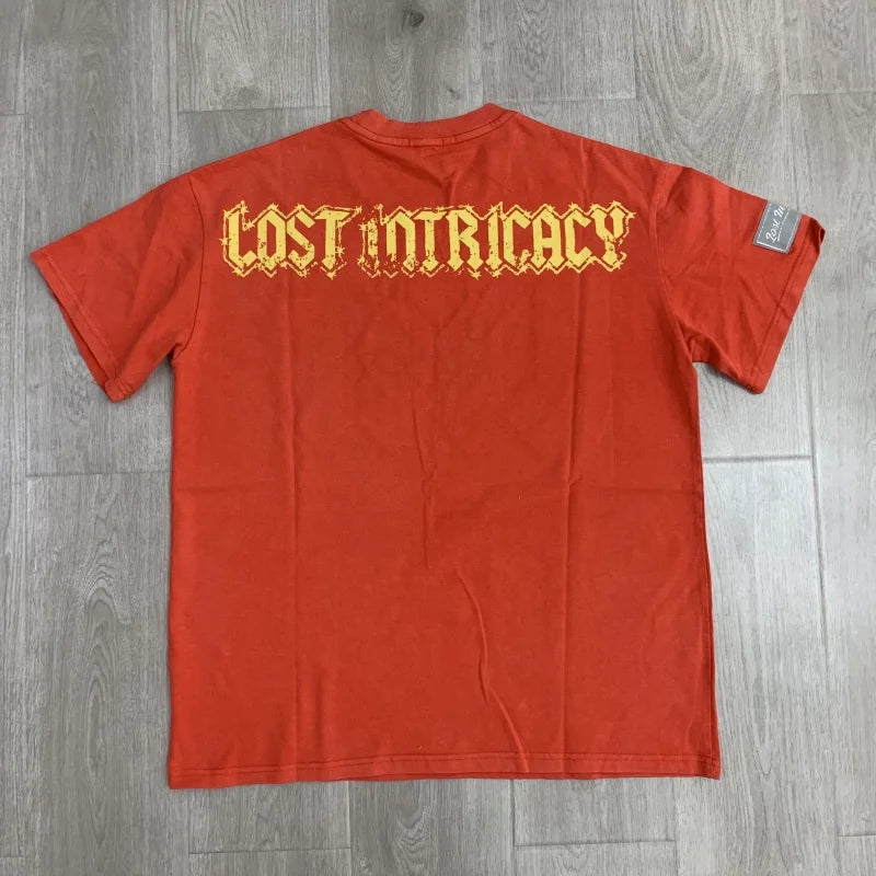Lost Intricacy Oversized Streetwear T-Shirt Unique Print Lightweight Fashion Top