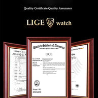 LIGE Fashion Square Quartz Woman Watches Ceramics Elegant Simple Diamond Auto Date Romantic Birthday Gift Leisure Wristwatch New