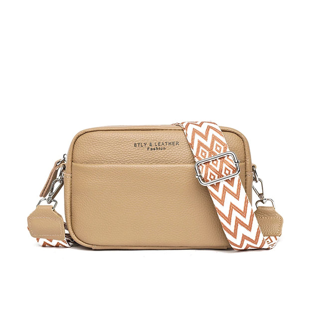 100% Genuine Leather High Quality Soft Cowhide Female Messenger Bag Sac Women Handbags Fashion Designer Brand Small Shoulder Bag
