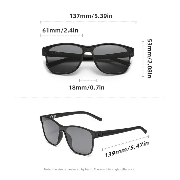 KINGSEVEN Men Women  Fashion One-piece Sunglasses Polarized UV400 Glasses Large Frame Glass for Shopping