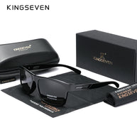 KINGSEVEN 2024 Brand Design Men's Glasses Square Retro TR90 Polarized Sunglasses Women UV Lens Fashion Outdoor Sports Eyewear