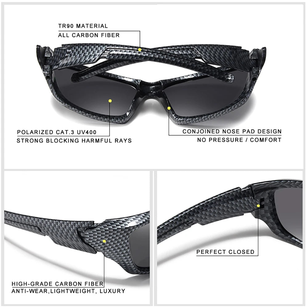 KINGSEVEN Outdoor Sports Riding Sunglasses Men Polarized UV400 Lens Glasses TR90 Women Road Cycling Causal Fishing Male Eyewear