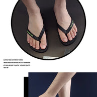Flip-flops Men's Summer New Soft Sole Non-slip Flip-flops Youth Leisure Beach Sandals Sandalias De Fiesta Elegantes
