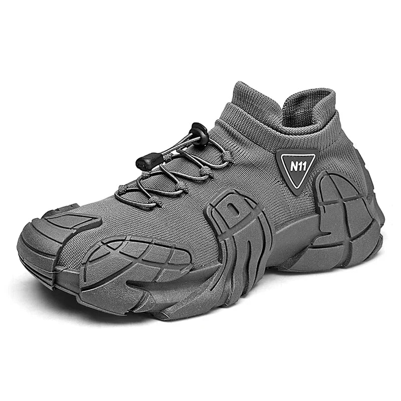 Fashion Men Designer Black Sneakers High Quality Running Socks Shoes Men Casual Trainers Breathable Male Walking Jogging Shoes