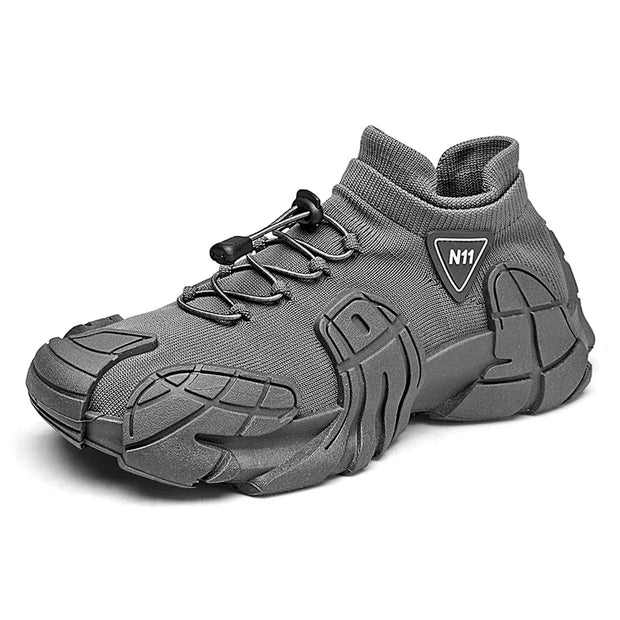 Fashion Men Designer Black Sneakers High Quality Running Socks Shoes Men Casual Trainers Breathable Male Walking Jogging Shoes
