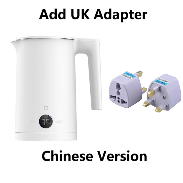 XIAOMI MIJIA Constant Temperature Electric Kettles P1， Quiet Edition LED Display Four Thermos Modes 220V Kettle Tea Coffee 1800W