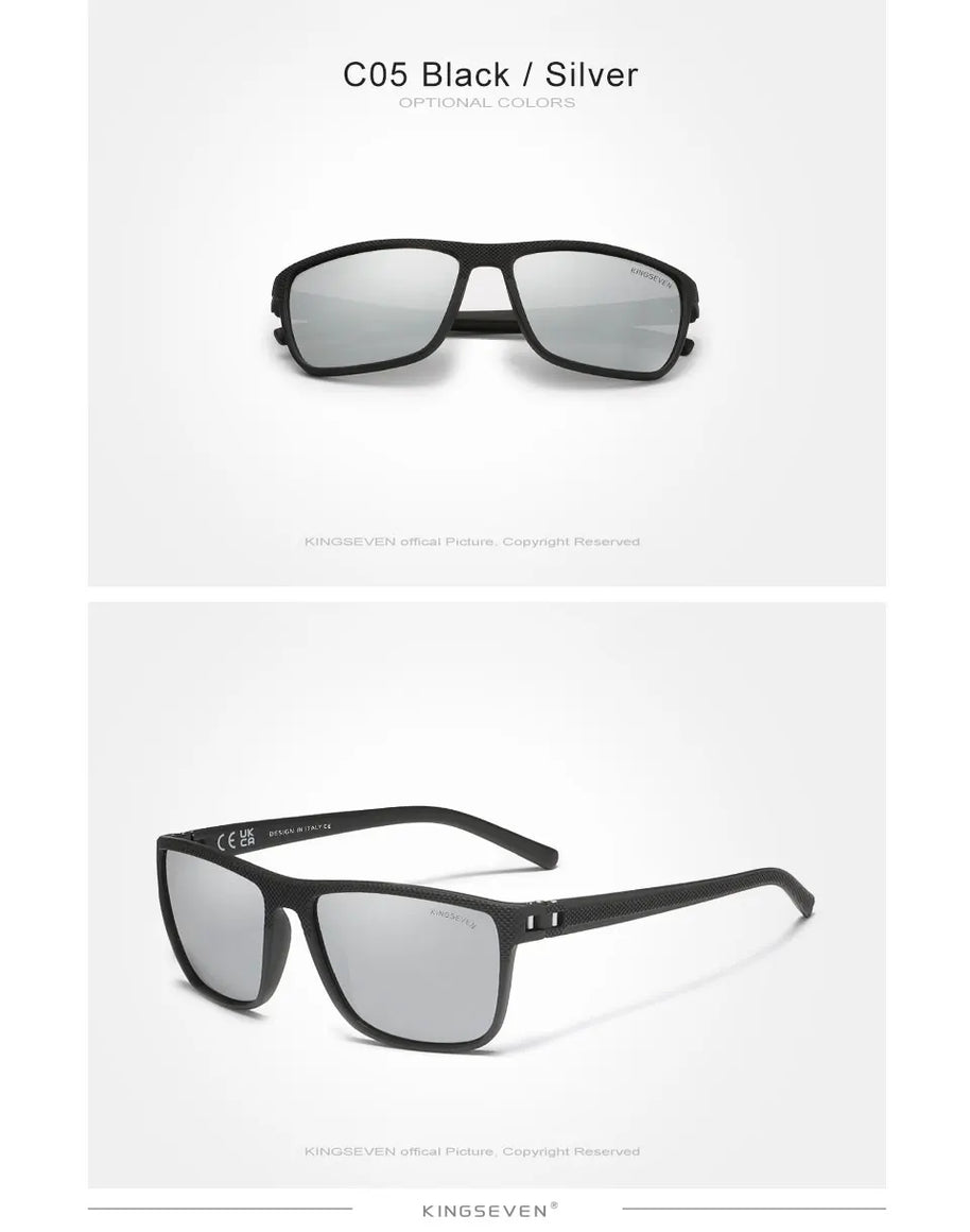 KINGSEVEN Polarized Sunglasses Women Driving Square Frame Sun Glasses sunglasses for Men NEW LC755 Outdoor Travel
