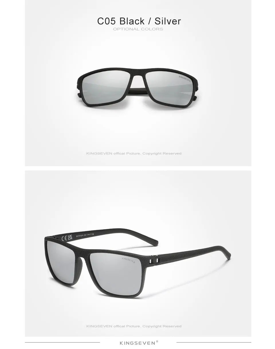 KINGSEVEN Polarized Sunglasses Women Driving Square Frame Sun Glasses sunglasses for Men NEW LC755 Outdoor Travel