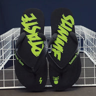 Flip-flops Men's Summer New Soft Sole Non-slip Flip-flops Youth Leisure Beach Sandals Sandalias De Fiesta Elegantes