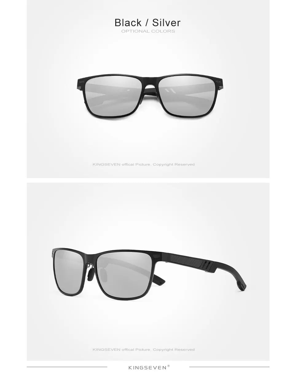 KINGSEVEN 2024 New Sunglasses For Men Driving Polarized Eye Protect UV400 Sports Glasses Special Design Goggle Women Eyewear