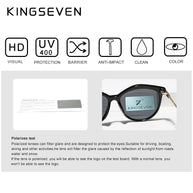 KINGSEVEN 2024 Polarized Women's Sunglasses Gradient Lens Luxury Sun glasses Brand Lentes de sol Mujer