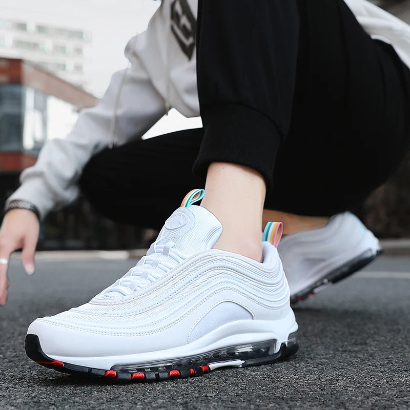 Man Walking Shoes Couple Footwear Thick Sole Brand Men Casual Shoes Fashion Sneakers Male Luxury Shoes Outdoor Sport Shoes