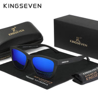 KINGSEVEN Brand Fashion Matte Sunglasses Women Men Polarized Anti-UV400 Lens Glasses TR90 Frame Luxury Outdoor Fishing Eyewear