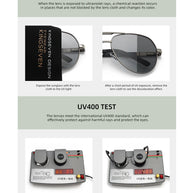 KINGSEVEN Brand Photochromic Sunglasses For Men Women Polarized UV400 Sun Glasses Chameleon Lenses Aluminum Driving Eyewear