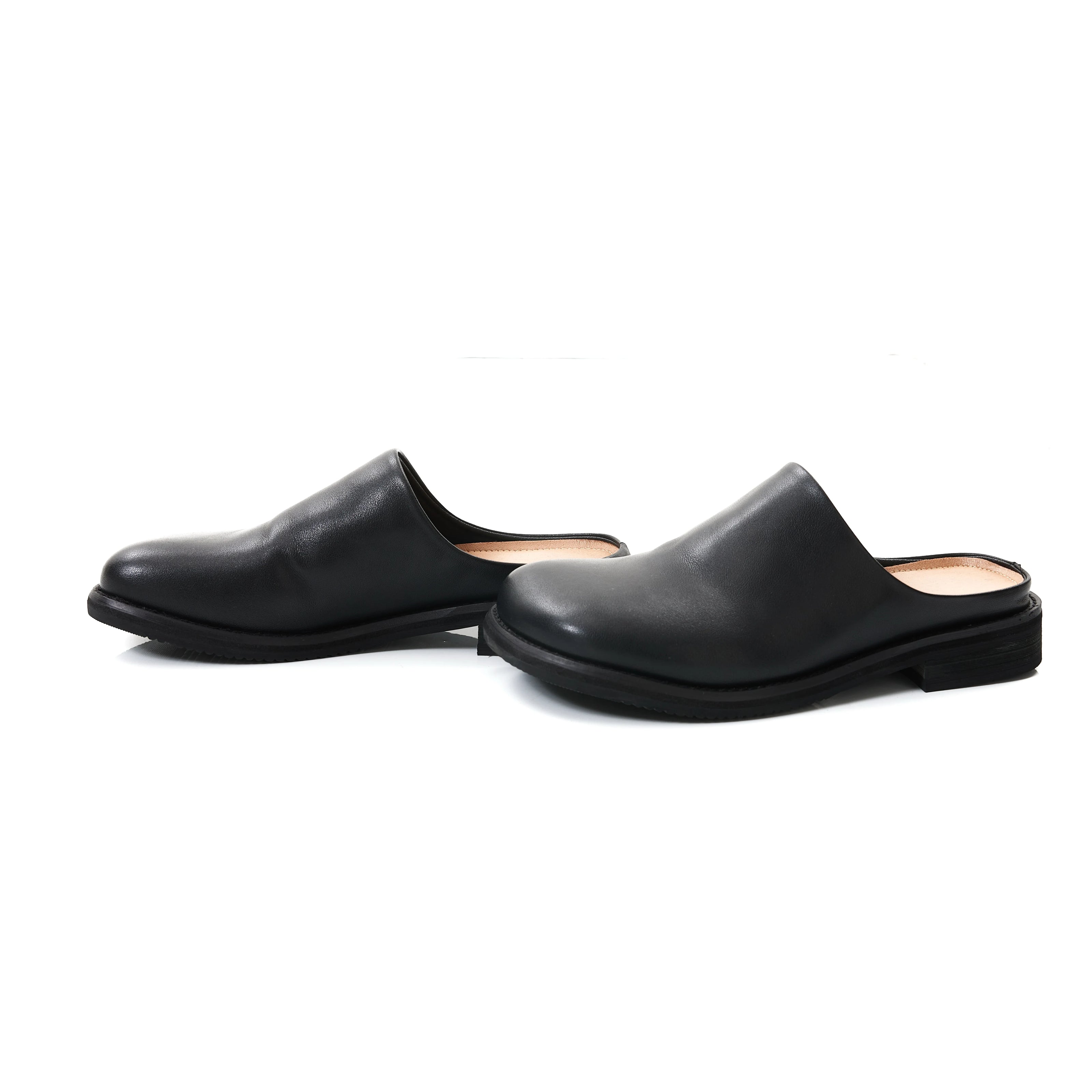 Leather slippers for men slip in style casual Dress shoes Lazy high-end Cleanfit Mules summer breathable outdoor commuting