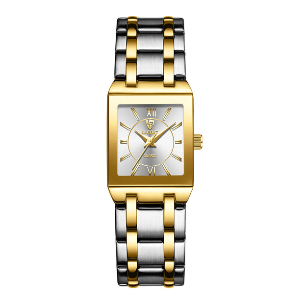 LIEBIG Luxury Quartz Wristwatches Fashion Automatic Women's Watches Elegant Stainless Steel Strap Time Mens Watch Reloj Mujer