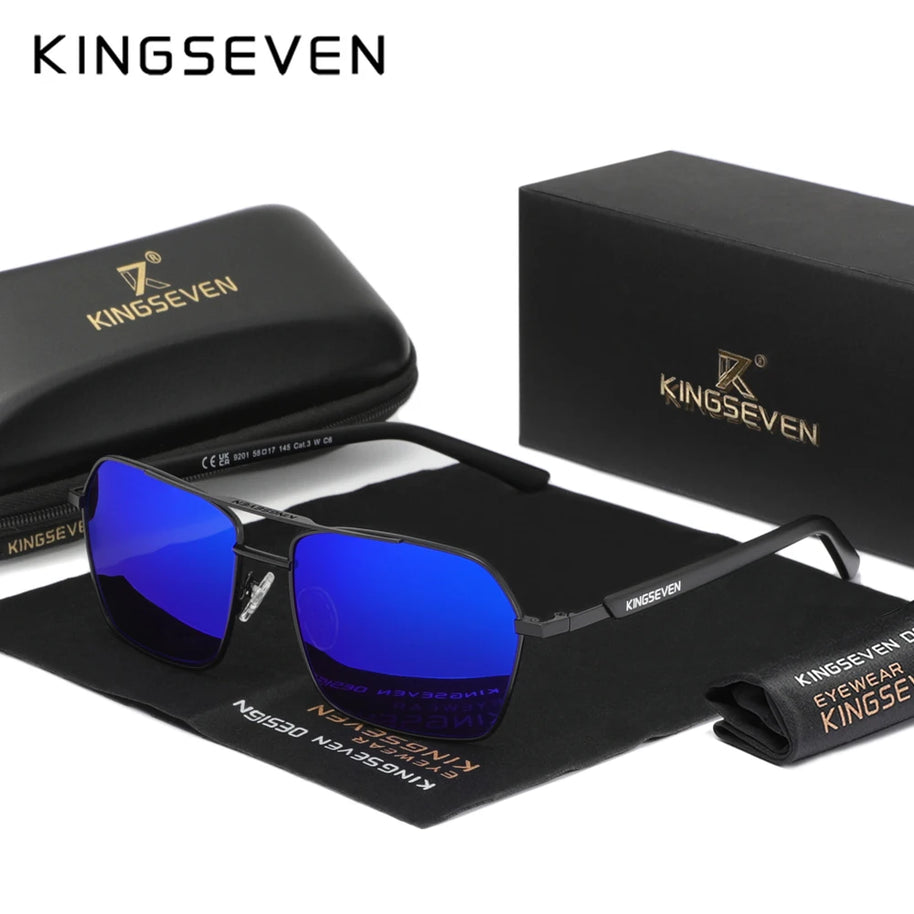 KINGSEVEN Polarized Sunglassesfor Men Sunscreen Glasses High Quality Outdoor Driving Eyewear Anti-Glare Mirror Lens