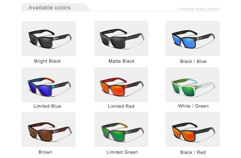 KINGSEVEN Polarized Men's Sunglasses Sports Goggle Mirror UV400 Lens Male Sun Glasses Women Eyewear Protection TR90 Full Farme
