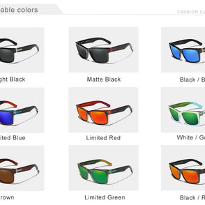 KINGSEVEN Polarized Men's Sunglasses Sports Goggle Mirror UV400 Lens Male Sun Glasses Women Eyewear Protection TR90 Full Farme