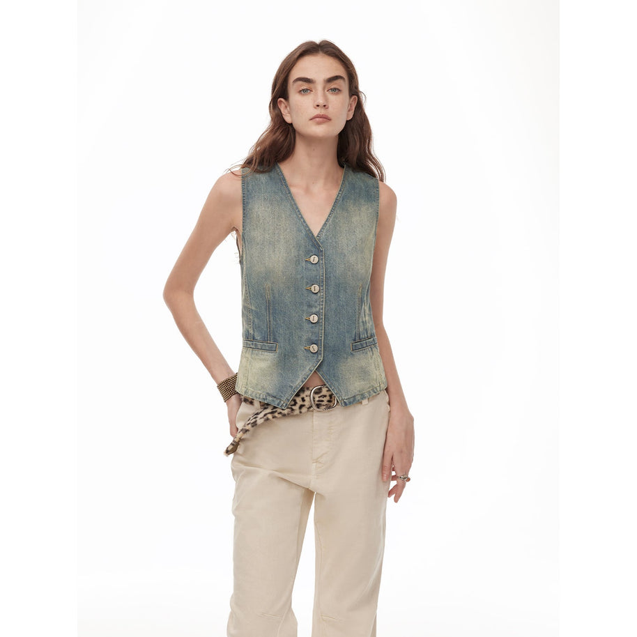 "Diary of an Old Friend" Customized Breathable Ramie Oversize Suit Vest Set-8