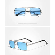 KINGSEVEN Original Fashion Polarized UV400 Sunglasses Vintage Rectangle Frame Men Women Driving Alloy Glasses Outdoor Eyewear